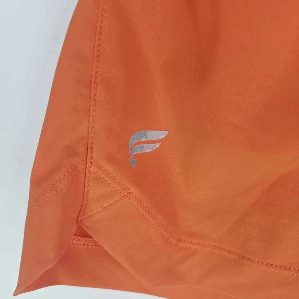 Fabletics The One Shorts Men's XL Orange Athletic Linerless Gym Shorts 7